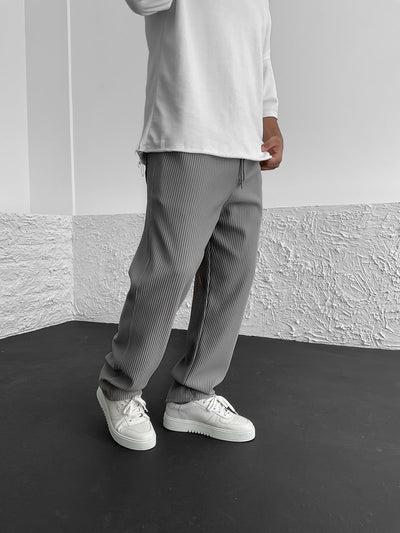 Gary | Ribbed Relaxed Fit Trousers