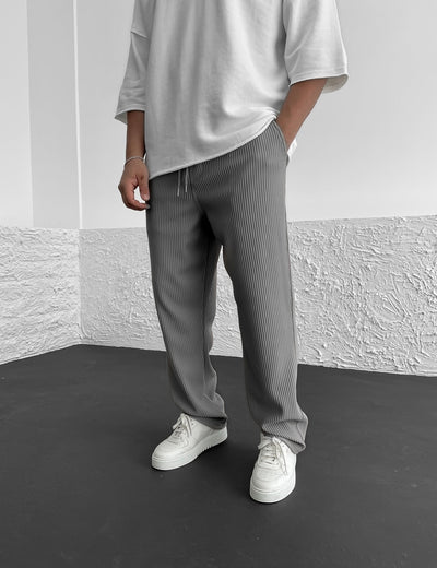 Gary | Ribbed Relaxed Fit Trousers