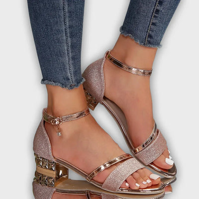 Zoey - Open Toe Ankle Strap Sandals