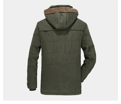 Michael - Men's thermal winter parka with multiple pockets