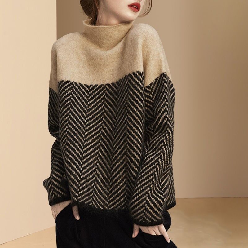 Carla | Cozy Contrast Sweater