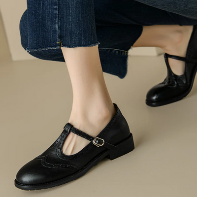 Ezra - Elegant T-Strap Mary Janes
