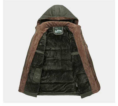 Michael - Men's thermal winter parka with multiple pockets