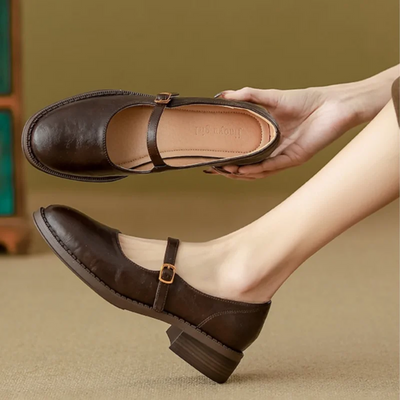 Fionna - Classic Comfort Mary Janes Made Of Leather