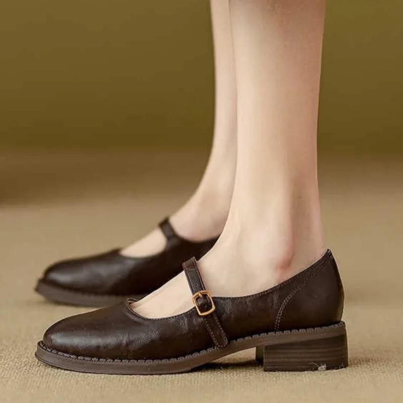 Fionna - Classic Comfort Mary Janes Made Of Leather