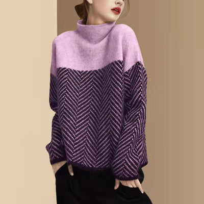 Carla | Cozy Contrast Sweater