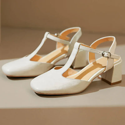 Beatrica - Leather Mary Janes