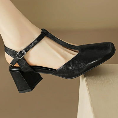 Beatrica - Leather Mary Janes