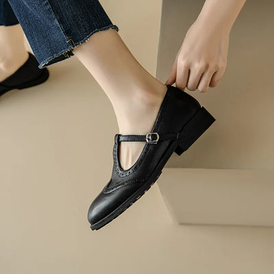 Ezra - Elegant T-Strap Mary Janes