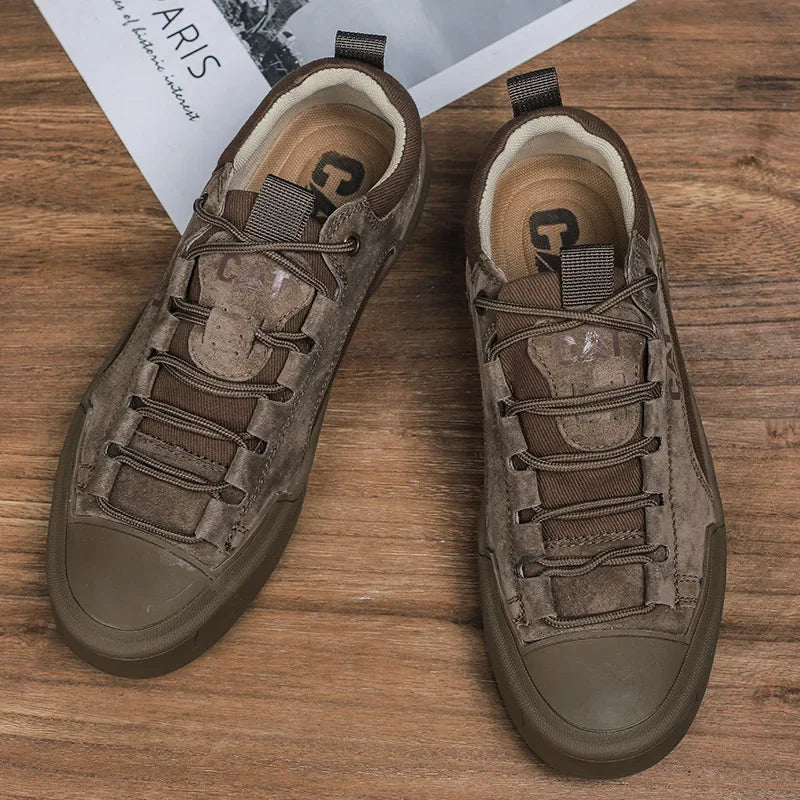UrbanEdge | Leather Trainers
