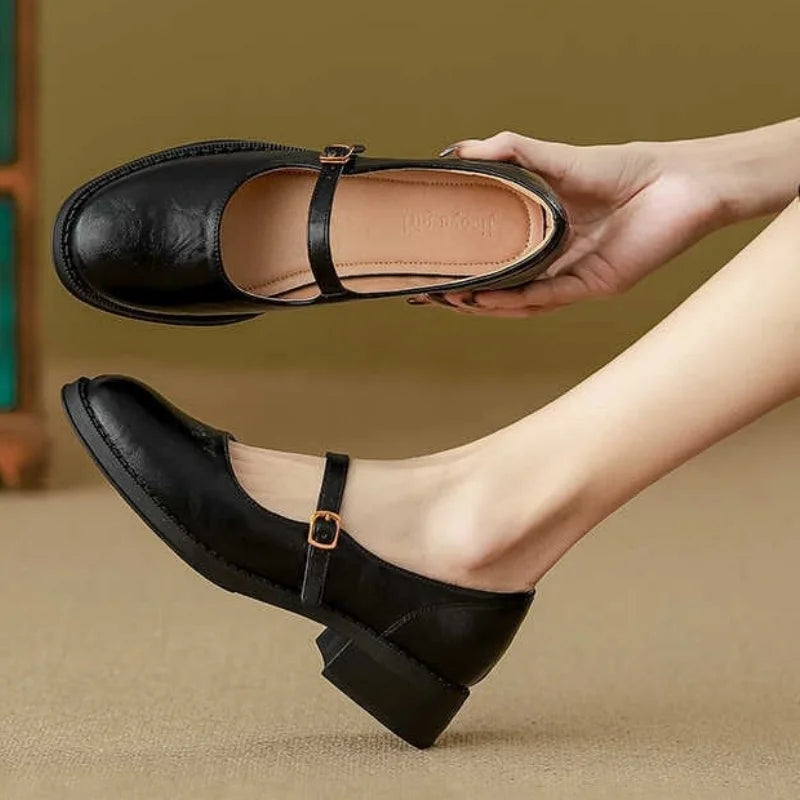 Fionna - Classic Comfort Mary Janes Made Of Leather