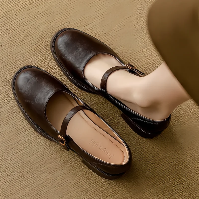 Fionna - Classic Comfort Mary Janes Made Of Leather