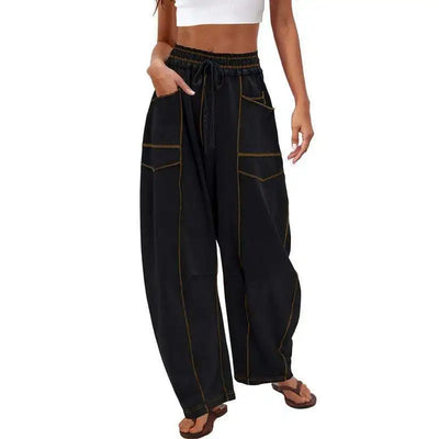 Orlaina | Relaxed Fit Wide Leg Pants