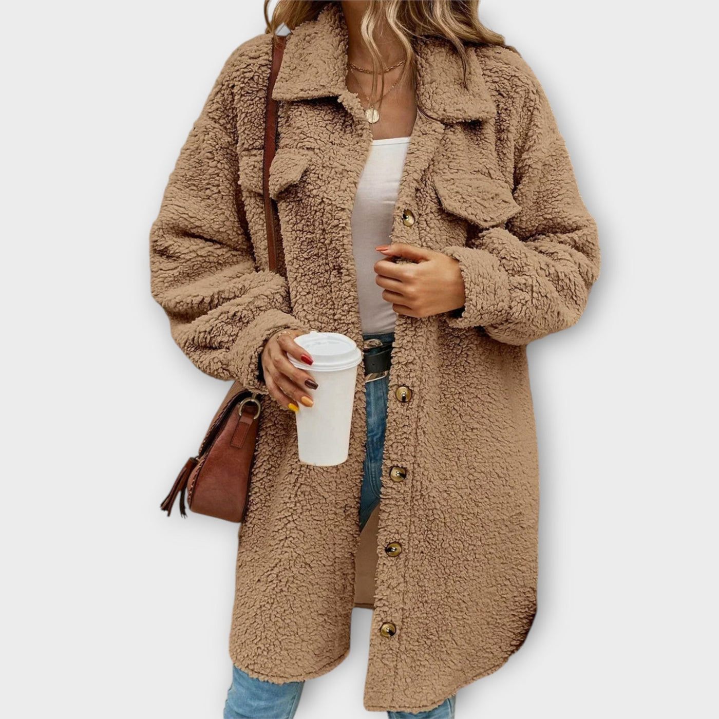 Julia - Soft Teddy Jacket
