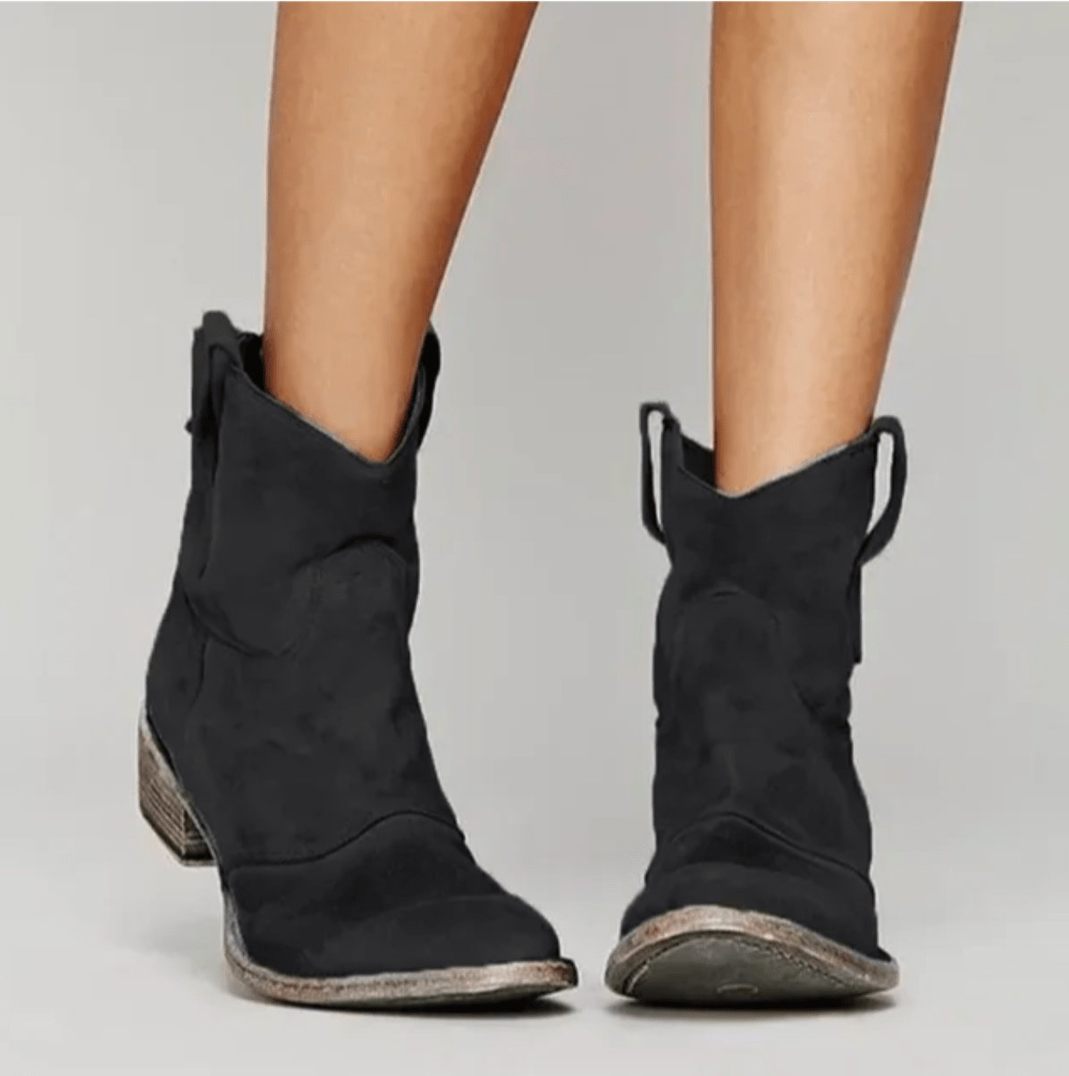 Roselle - Suede Western Boots