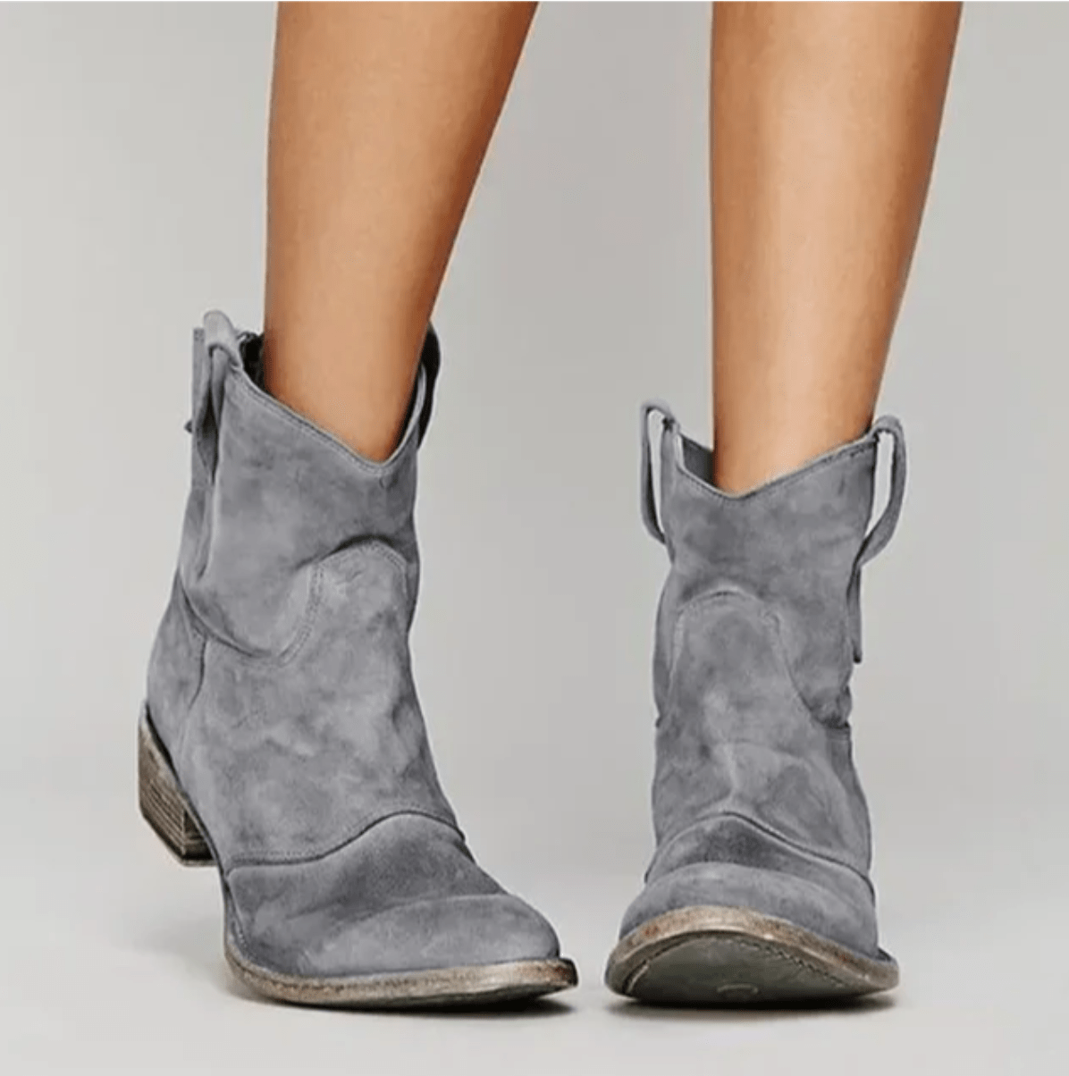 Roselle - Suede Western Boots