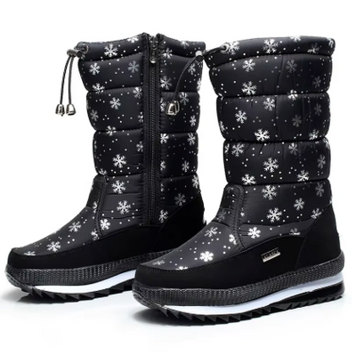 Ariel | Non-Slip Waterproof Faux Fur Snow Boots