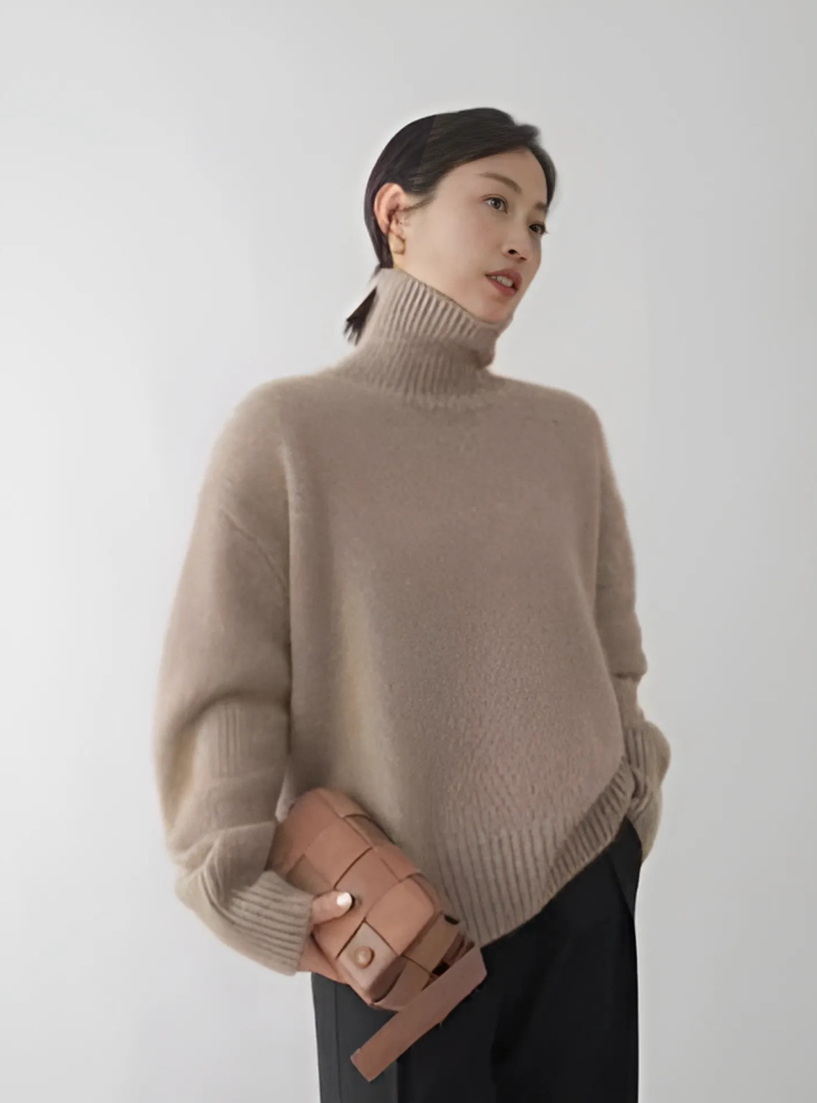 LOTTIE - CASHMERE TURTLENECK JUMPER