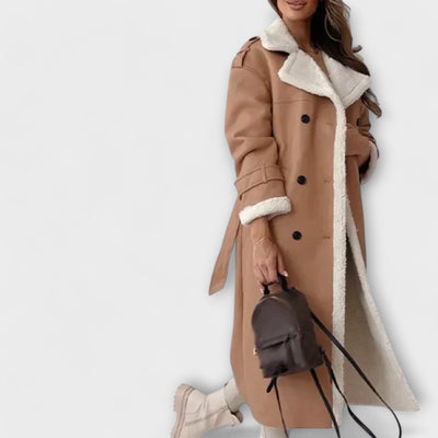 Luna - Classic Long Jacket with Fleece Lining