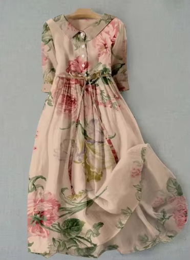 Anna - Floral Elegance Dress