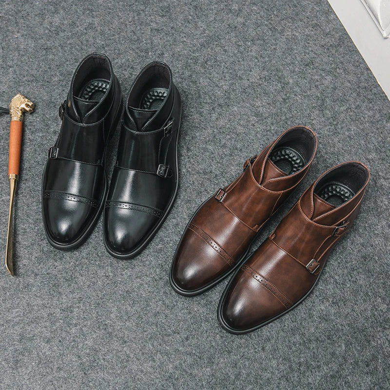 Héctor | Double Monk Strap Boots
