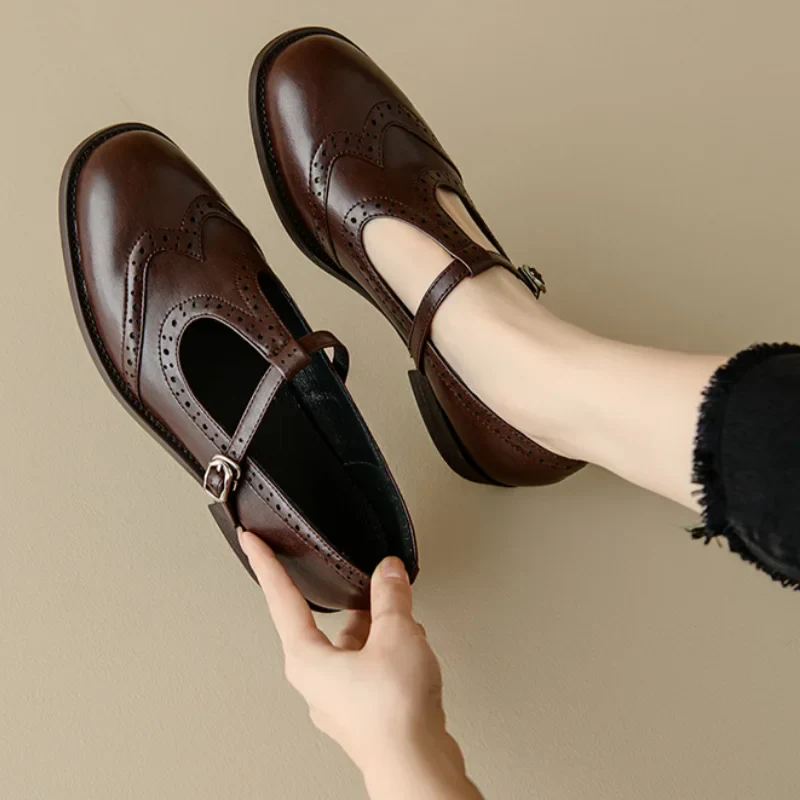 Ezra - Elegant T-Strap Mary Janes
