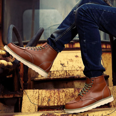 Muller | Retro Leather Ankle Boots