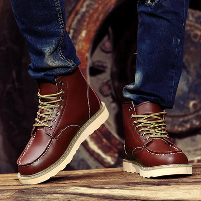 Muller | Retro Leather Ankle Boots