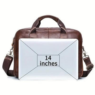 Jacob | Leather Spacious Briefcase | Messenger Bag