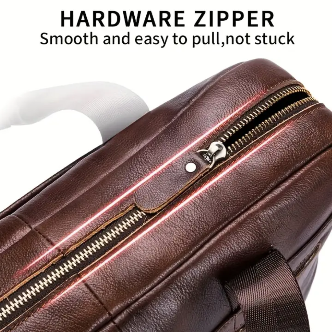 Jacob | Leather Spacious Briefcase | Messenger Bag