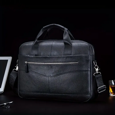 Jacob | Leather Spacious Briefcase | Messenger Bag