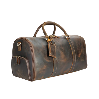 Arden | Classic Leather Duffel Tote