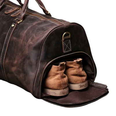 Montgomery | Genuine Top-Layer Cowhide Duffel Crossbody Bag