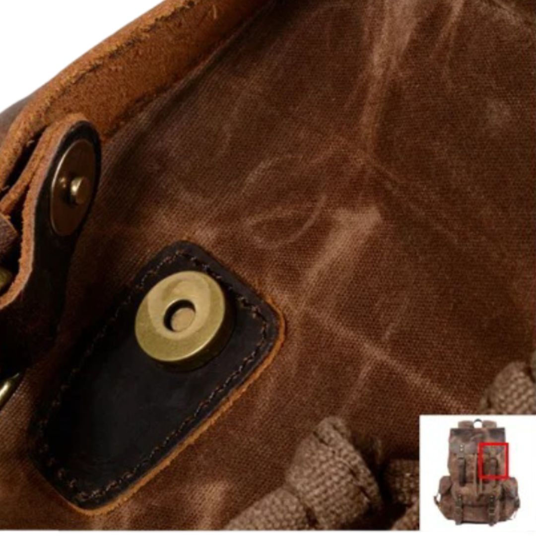 Crosby | Waterproof Retro Canvas Laptop Backpack