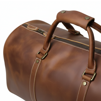 Callahan | Premium Leather Travel Duffel Bag