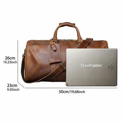 Callahan | Premium Leather Travel Duffel Bag
