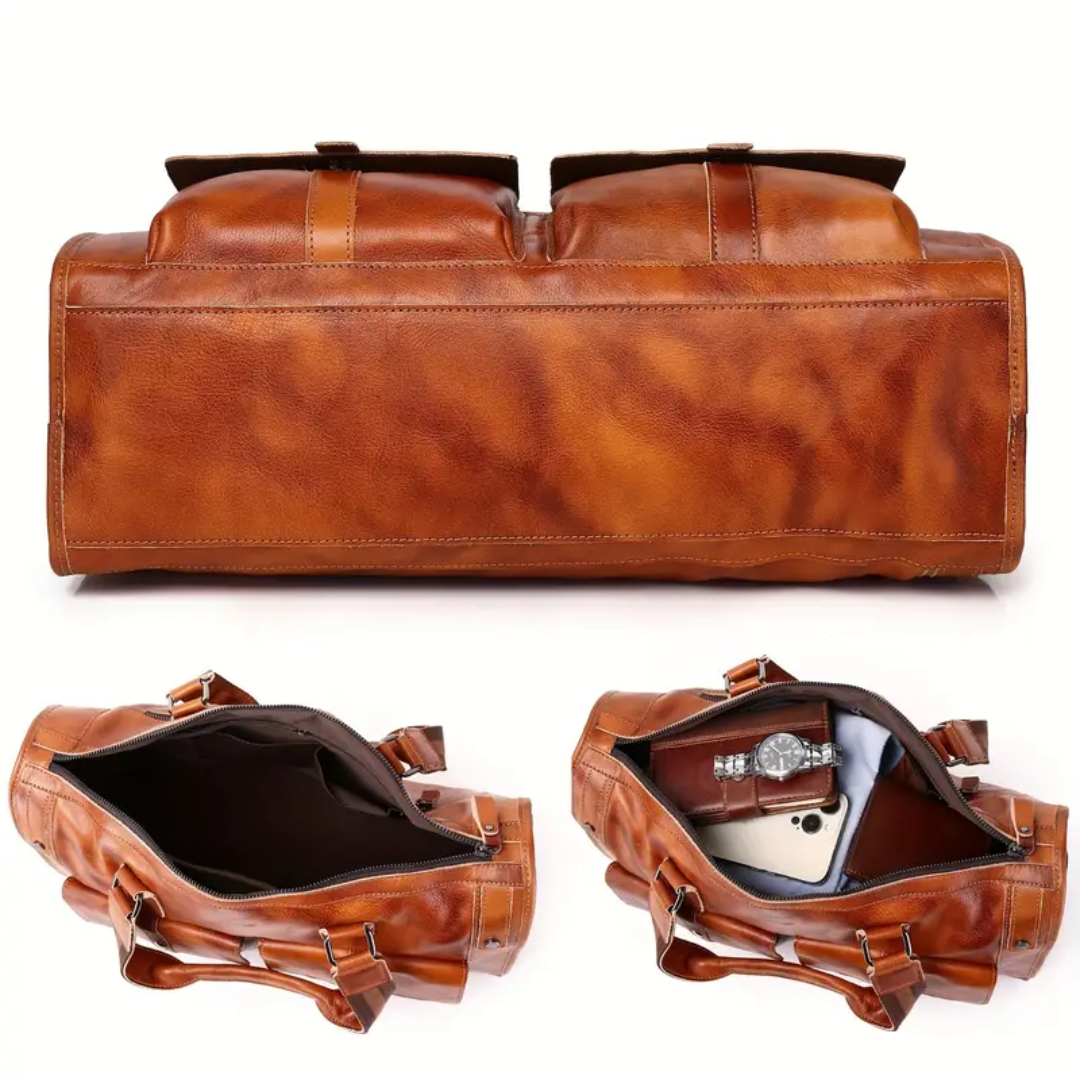 Hawthorne | Oversized Leather Luggage Duffel Bag