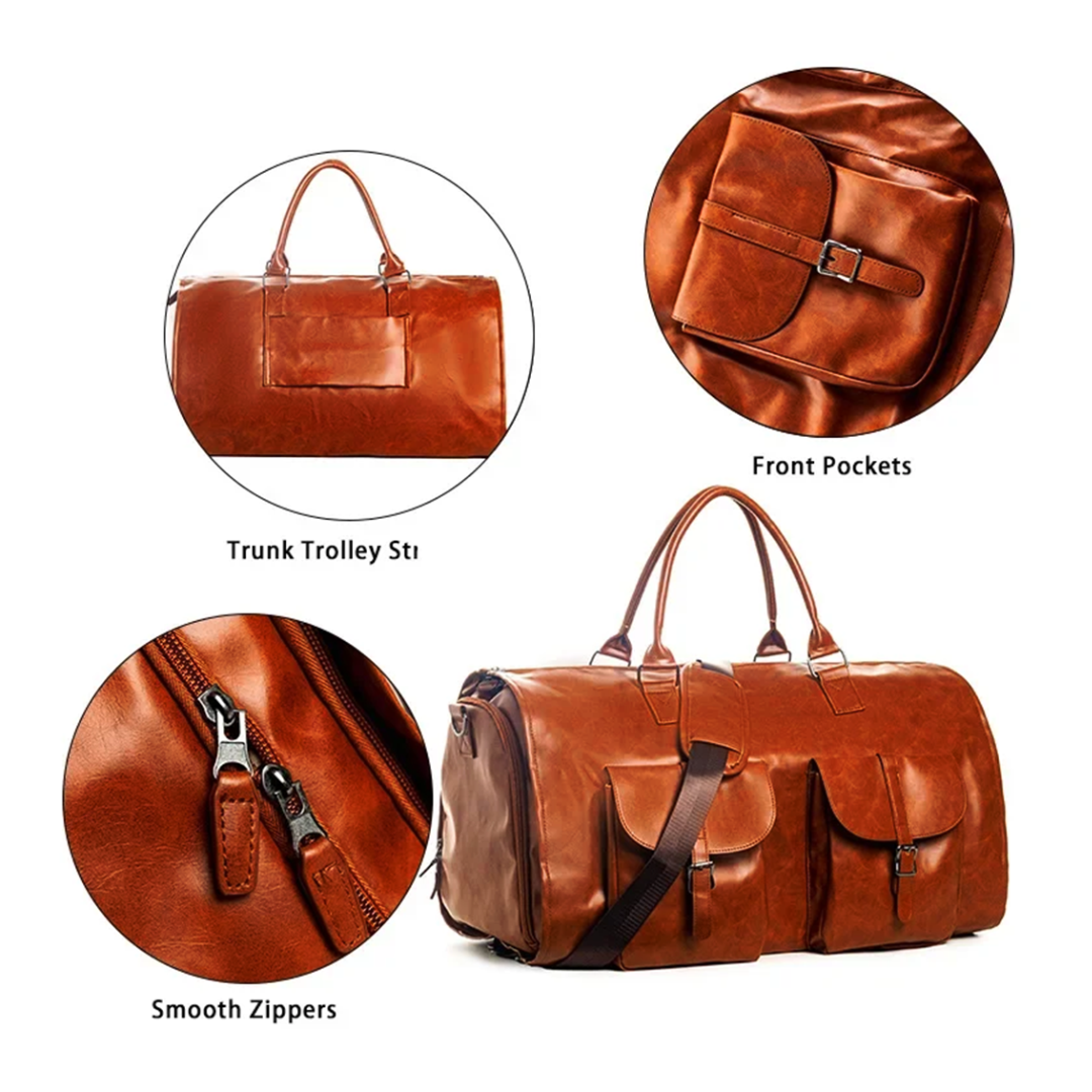 Hawthorne | Oversized Leather Luggage Duffel Bag