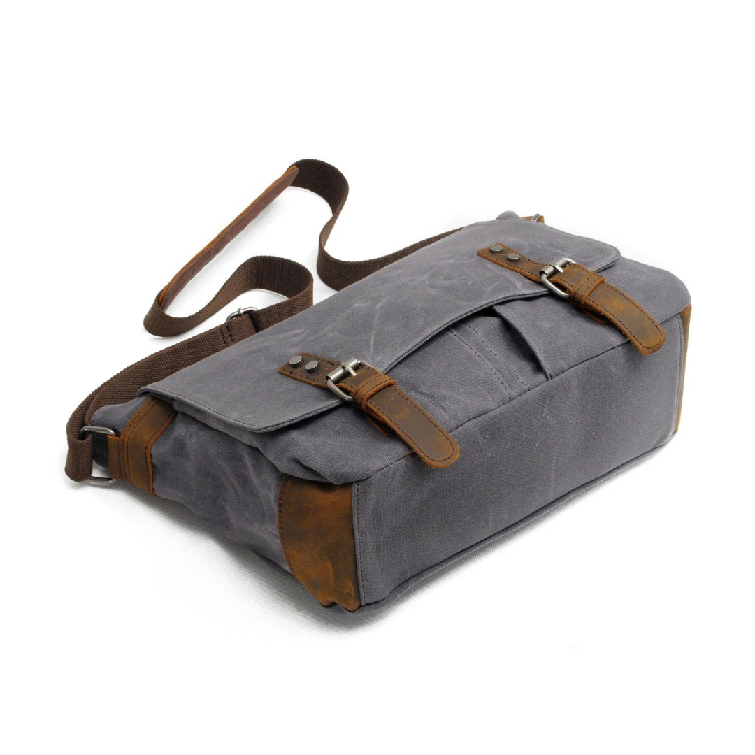 Drake | Waxed Accent Leather | Shoulder Bag