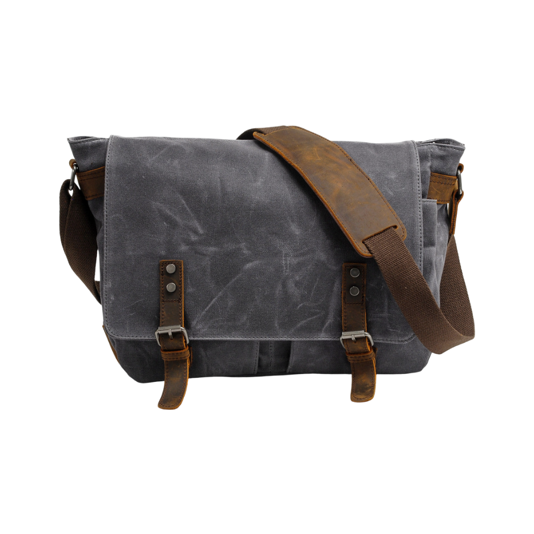 Drake | Waxed Accent Leather | Shoulder Bag