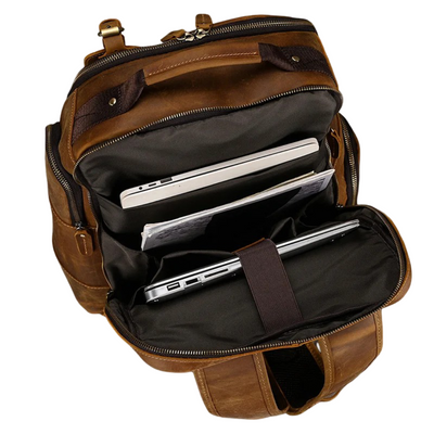 Nathan | Fashion Ample Leather Backpack