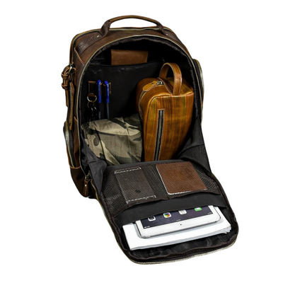Nathan | Fashion Ample Leather Backpack