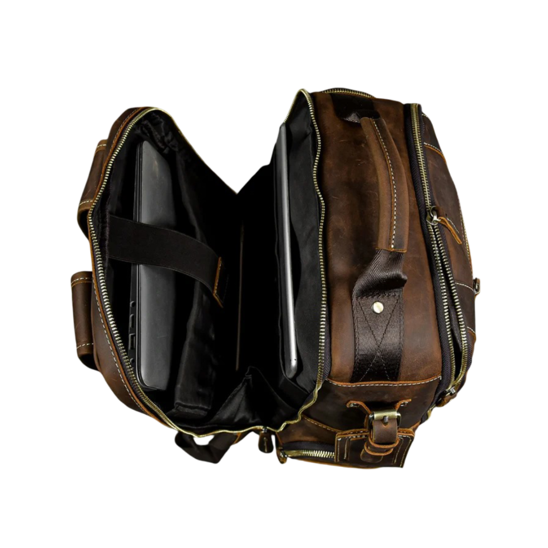 Nathan | Fashion Ample Leather Backpack