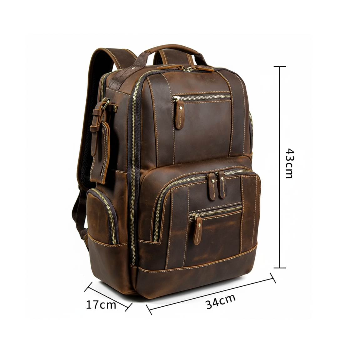 Nathan | Fashion Ample Leather Backpack
