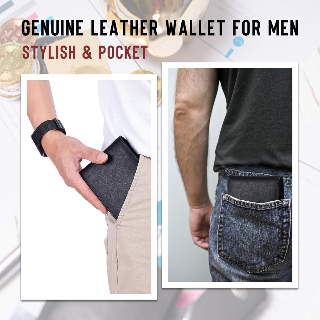 Sebastian | Two-Tone Leather Bifold | Wallet