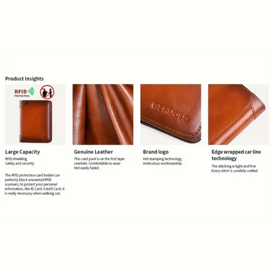 Sterlingfold | Genuine Leather Trifold Wallet for Men