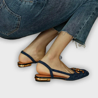 Riley - Elegant Orthopedic Square Heel Sandals