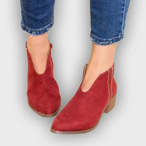 Quest - Stylish Zipper Casual Ankle Boots