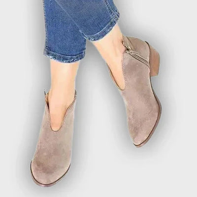 Quest - Stylish Zipper Casual Ankle Boots