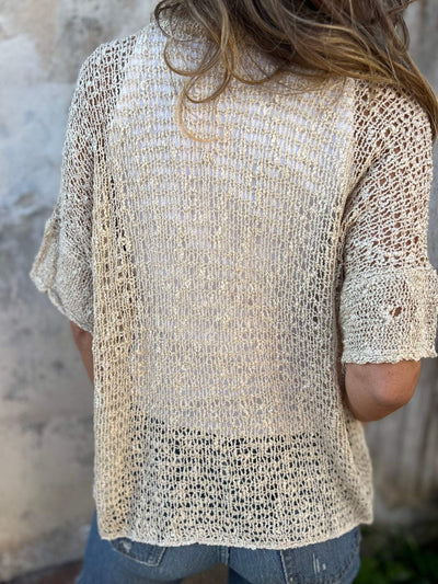 April | Elegant Textured Top